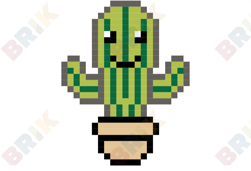 Cactus Pixel Art