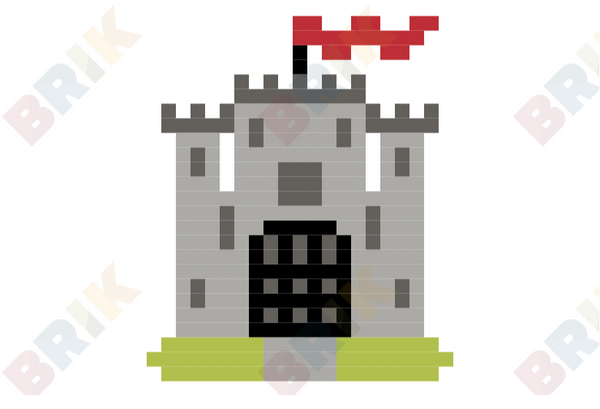 Sticker Art Kit - Castle – Pixel Pix Kits