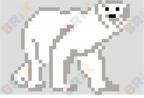International Polar Bear Day Pixel Art – BRIK