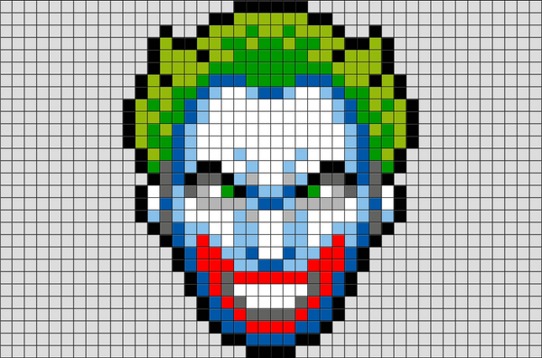 Minecraft Joker Batman Harley Quinn Pixel art, pixel art, roxo, DC