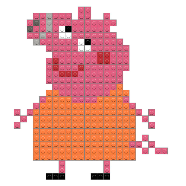 Maxy　piggy Rare Roblox Piggy Series 3 Minifigure Glow in the Magenta