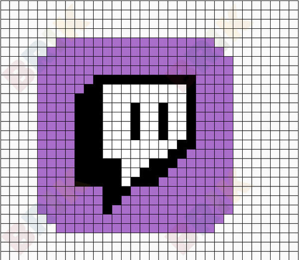 ◆LEE◆ Small Twitch Logo Man to Man Purple Twitch Logo LED Light Sign | Powered by USB and Fully
