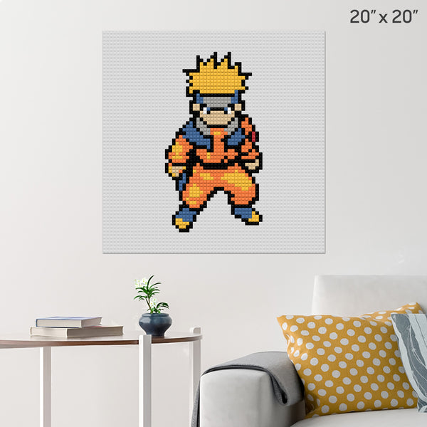 Uzumaki Naruto Pixel Art – BRIK