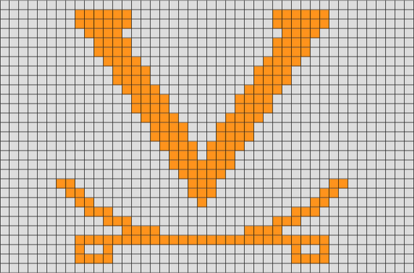 Virginia Cavaliers Pixel Art – BRIK