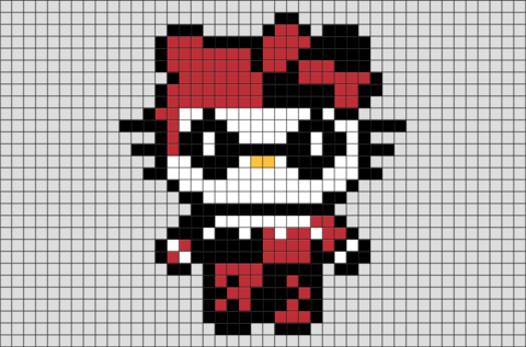 Harley Quinn Pixel Art