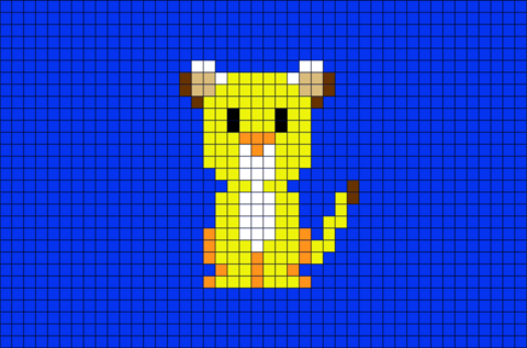 Simba Pixel Art