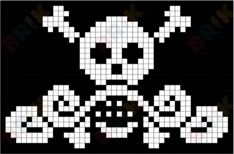 Roger Pirates Pixel Art
