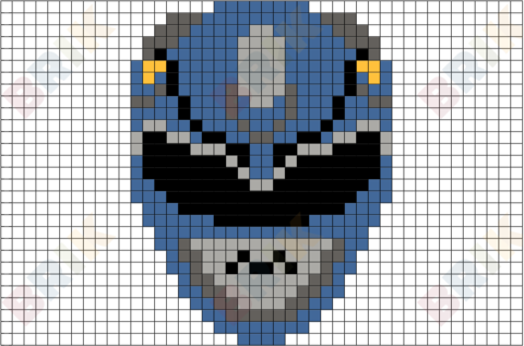 Blue Ranger Pixel Art