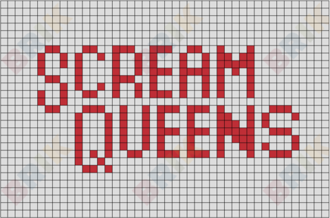 Scream Queens Pixel Art