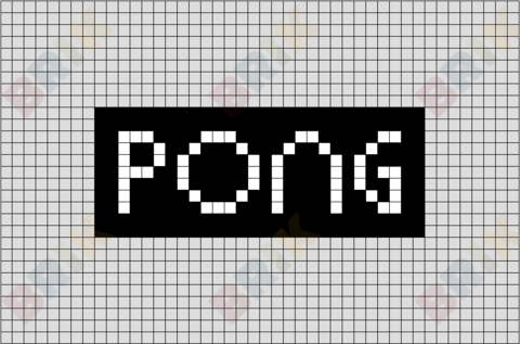 Pong Pixel Art