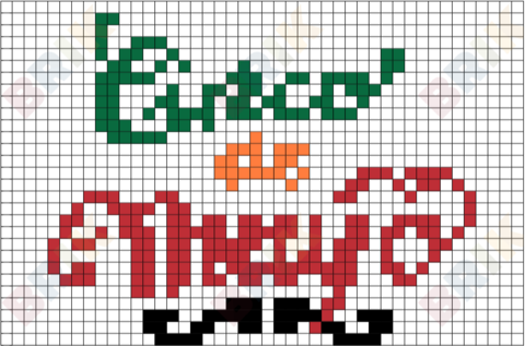Cinco De Mayo Pixel Art