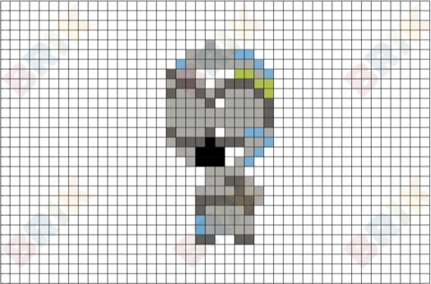 3B6-RA-7 Pixel Art
