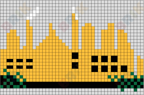 Bricks Culture Pixel Art