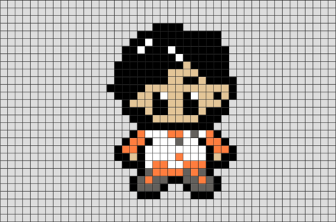 Star Wars Poe Dameron Pixel Art
