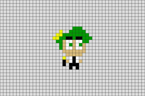 Fairly Odd Parents Cosmo Pixel Art