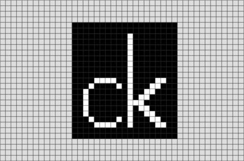 Calvin Klein Pixel Art