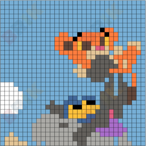 The Lion King 2 Pixel Art