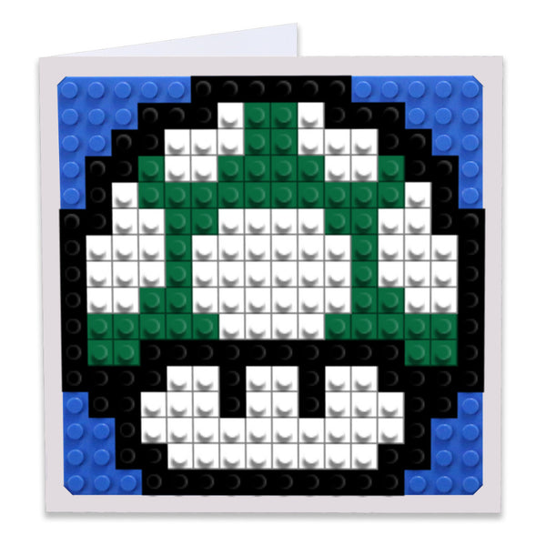 1 Up Mushroom Greeting Card