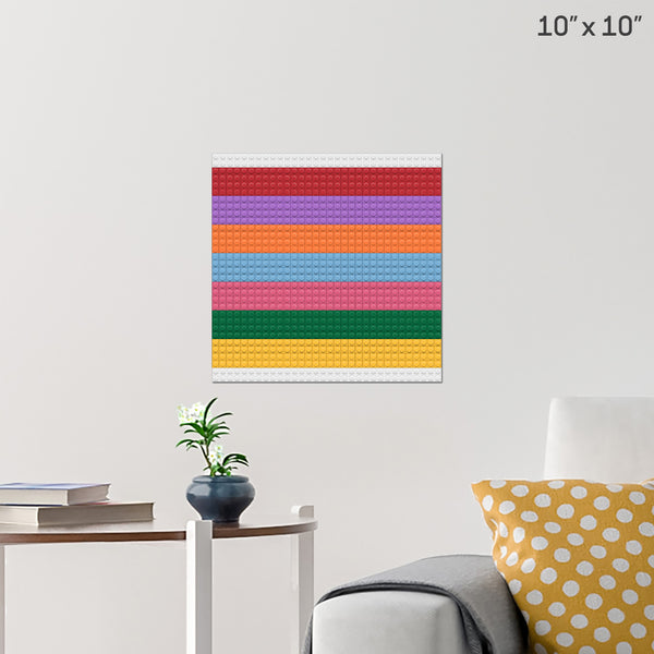 1000 brick pack Brick Poster