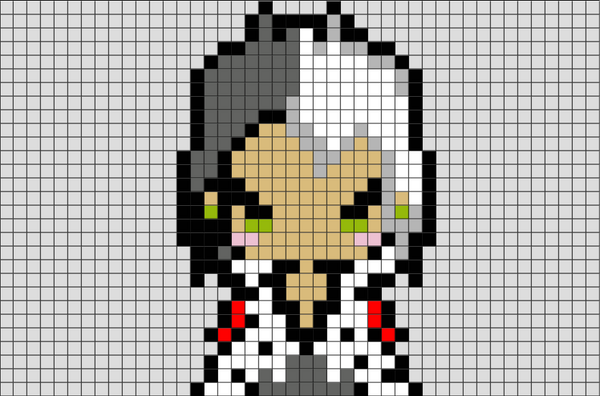 101 Dalmatians Cruella de Vil Pixel Art