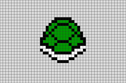 Turtle Shell Pixel Art