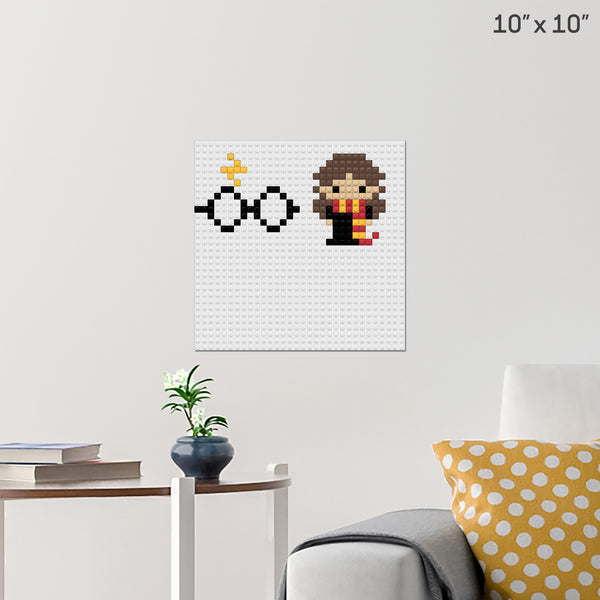 16x16 assorted Brick Poster