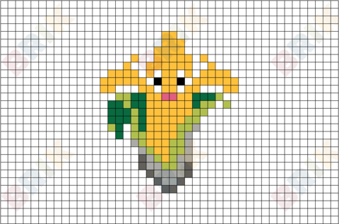 Corn Pixel Art – BRIK
