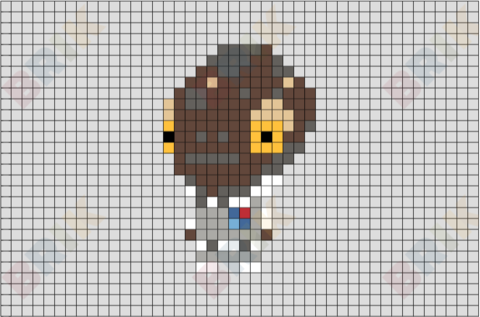 Admiral Ackbar Pixel Art