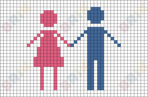 Couple Pixel Art