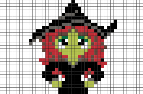 Wicked Witch of the West Pixel Art