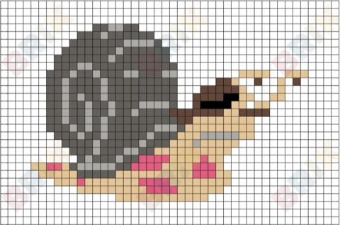 Sergei the Snail Pixel Art