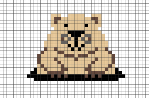 Prairie Dog Pixel Art