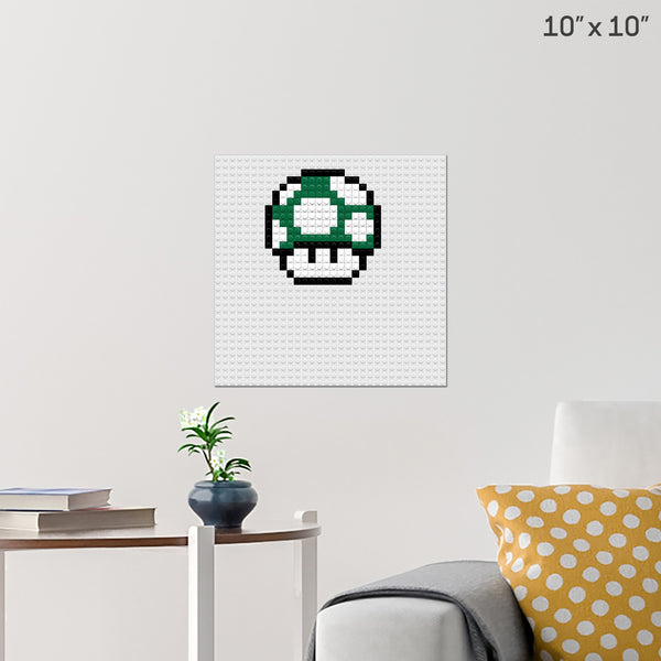 1up Brick Poster