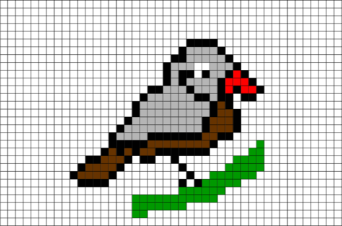 Shrike Pixel Art