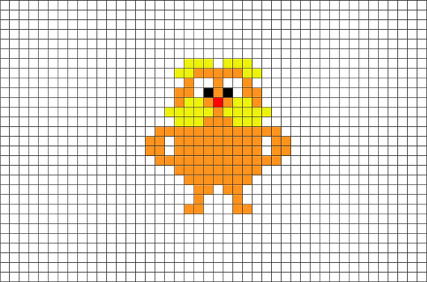 The Lorax Pixel Art