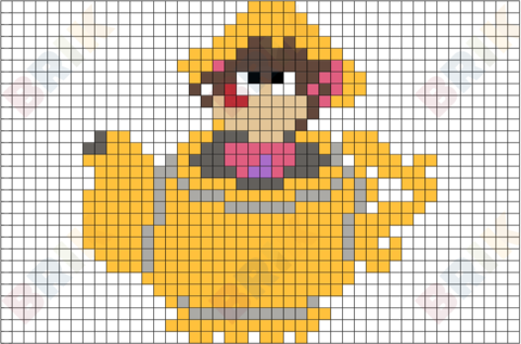 Dormouse Pixel Art