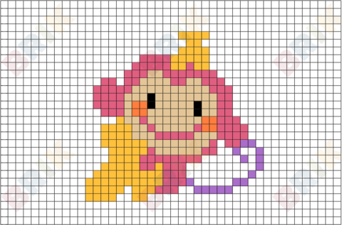 Chi Chai Monchan Pixel Art