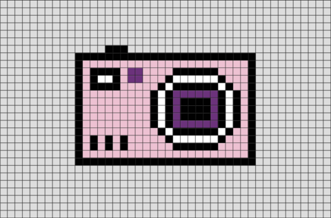 Digital Camera Pixel Art