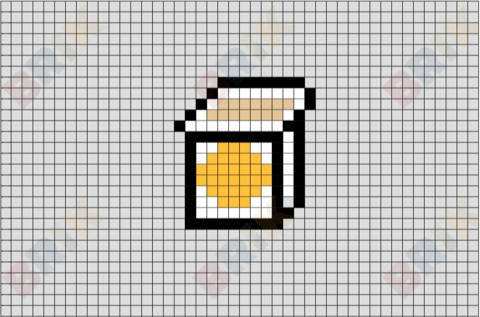 Yogurt Pixel Art