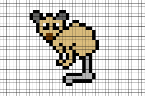 Civet Pixel Art