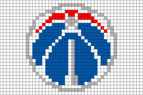 Washington Wizards Pixel Art
