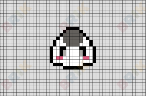 Rice Ball Pixel Art