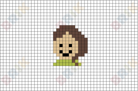 Virgo Pixel Art