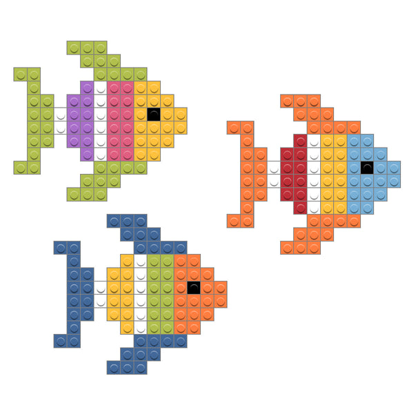 3 Colorful fish