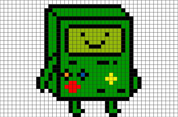 Adventure Time BMO Pixel Art