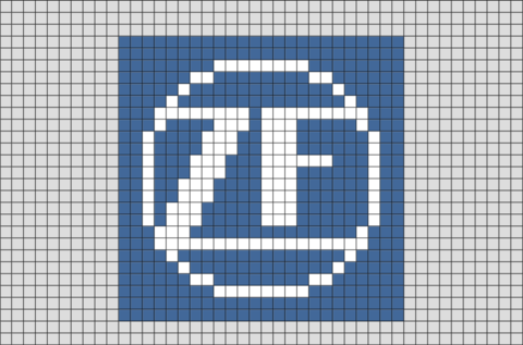 ZF Friedrichshafen Pixel Art