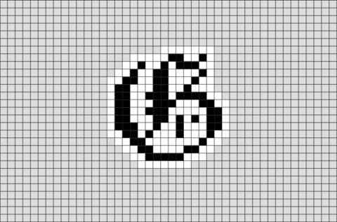Letter G Pixel Art