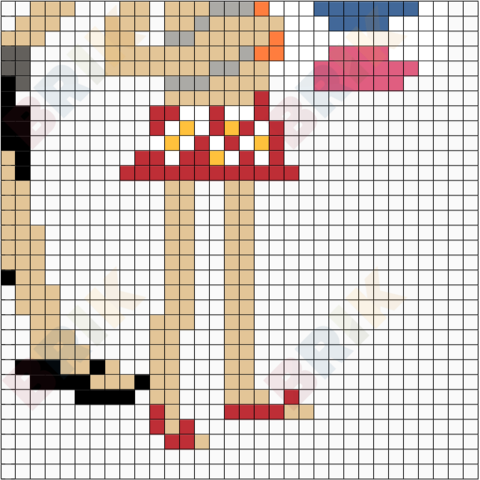 Candace and Vanessa 4 Pixel Art