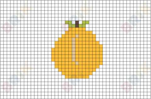 Apricot Pixel Art