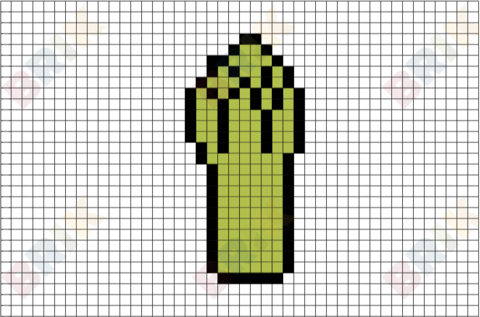 Asparagus Pixel Art